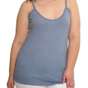 Torrid Size 1 French Blue Pointelle Cami